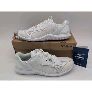 Mizuno TF-11 White Cross Training Shoes Women’s 10.5 US Sneakers Athletic New